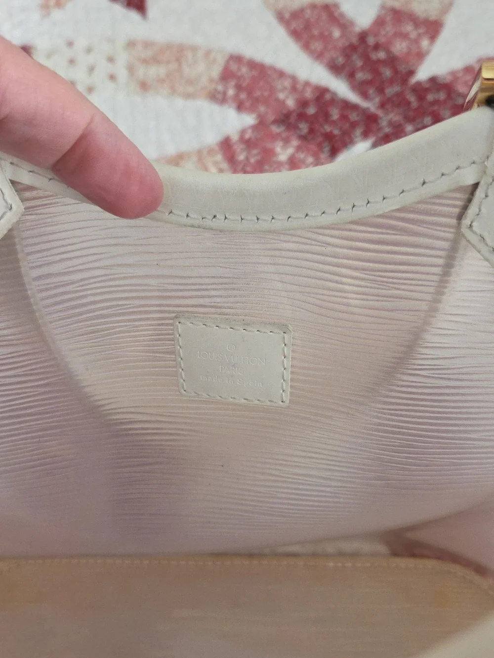 Louis Vuitton Epi Plage Lagoon Bay Clear Rare w/ unbranded insert organizer